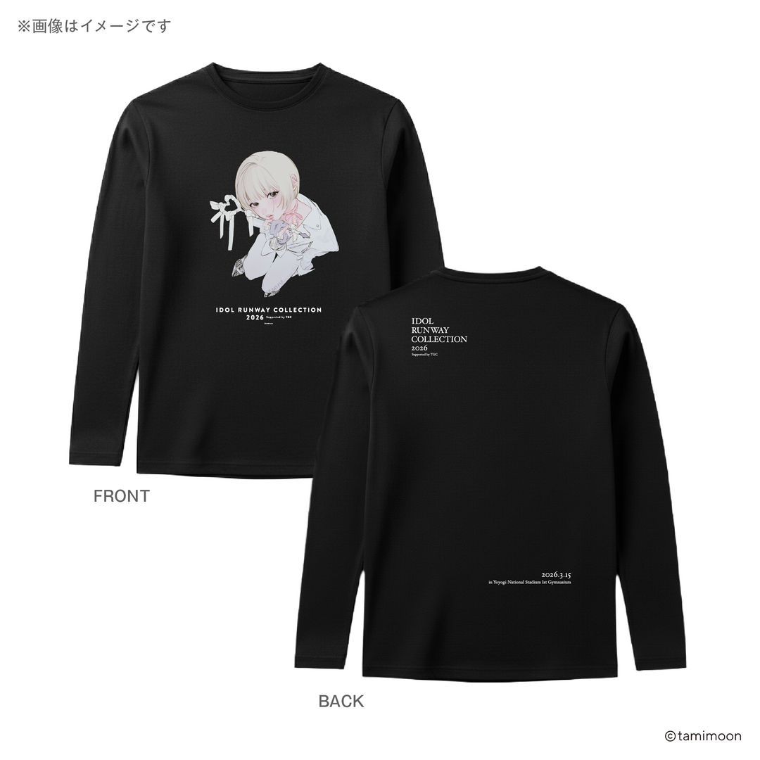 tamimoon Collaboration Long T-Shirt Black