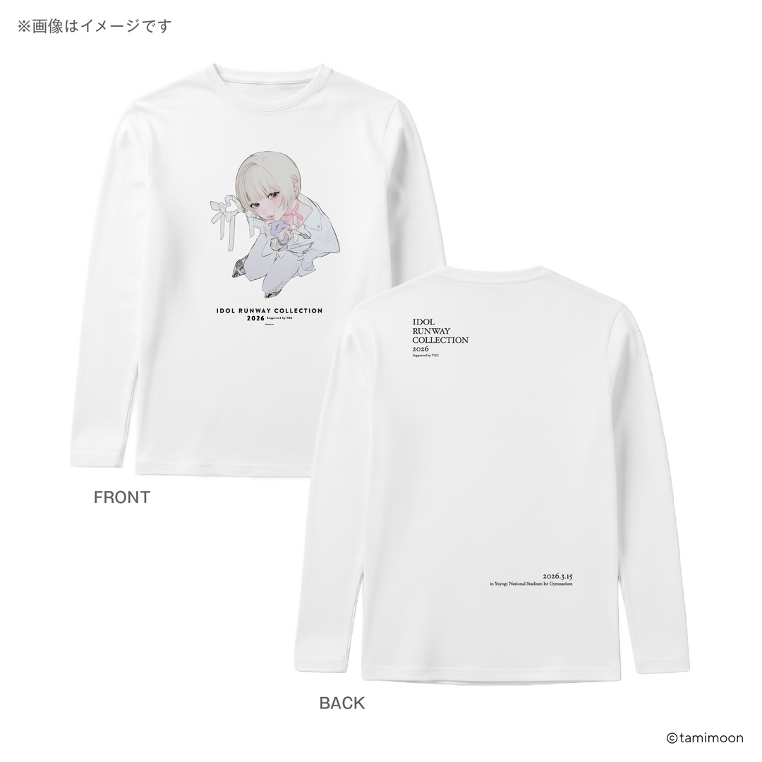 tamimoon Collaboration Long T-Shirt White