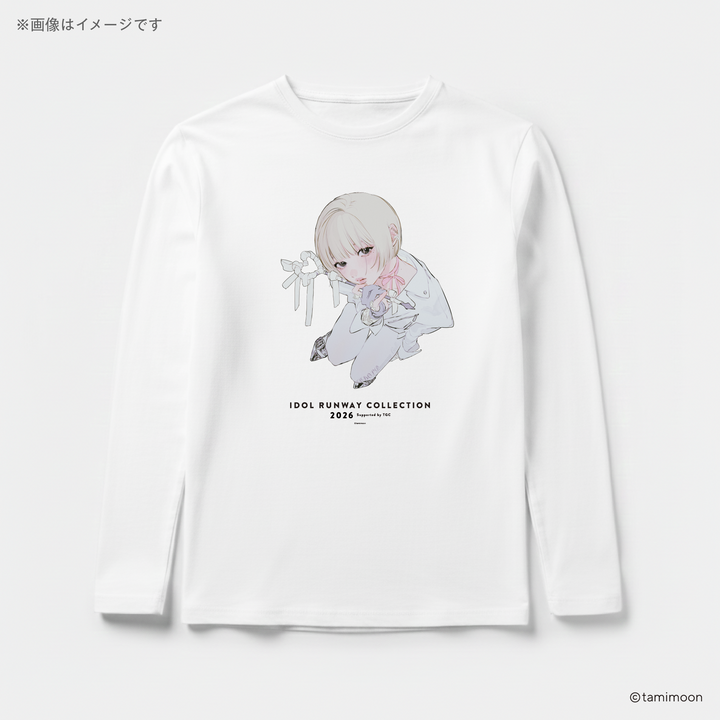 tamimoon Collaboration Long T-Shirt White